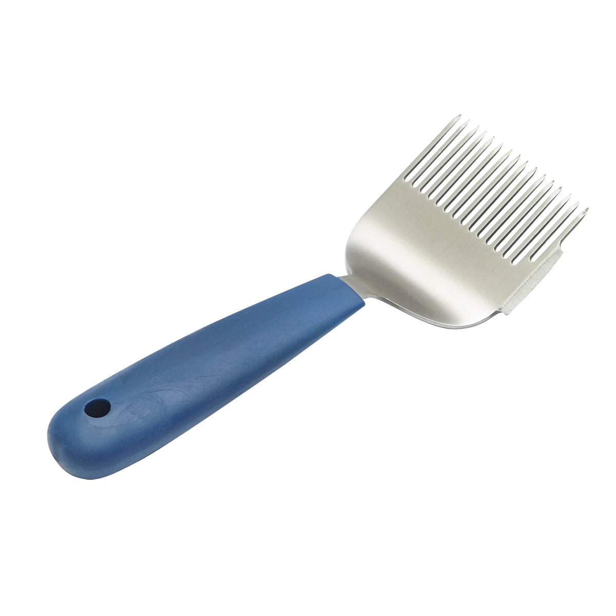Beehive uncapping fork made of stainless steel with a plastic handle 190mm